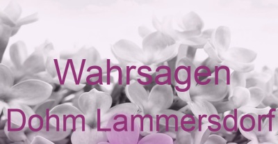 Wahrsagen Dohm Lammersdorf | Top-Experten für Kartenlegen, Wahrsagen, Hellsehen, Zukunftsdeutung.